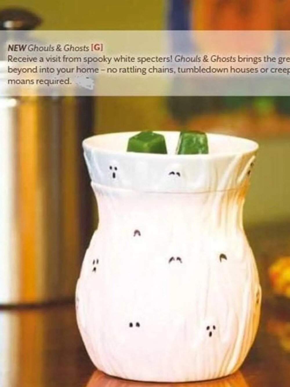 SCENTSY "Ghouls & Ghosts" Full-Size Warmer